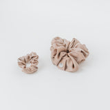 Petite Bronze Silk Scrunchie